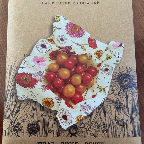 Bee’s Wrap (Vegan Assorted 3 Pack) (Meadow Magic) (Brand New) - Picture 2 of 8